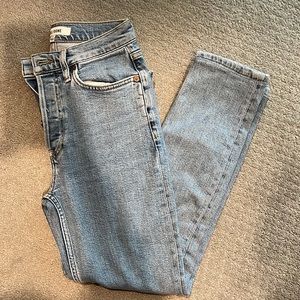 Re/Done 90s ankle high rise crop